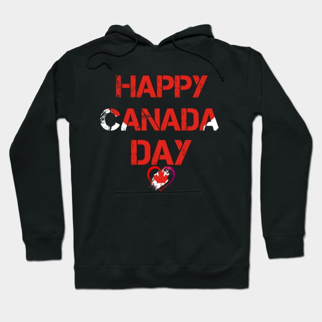 HAPPY CANADA DAY T-SHIRT Hoodie by Teeboom St